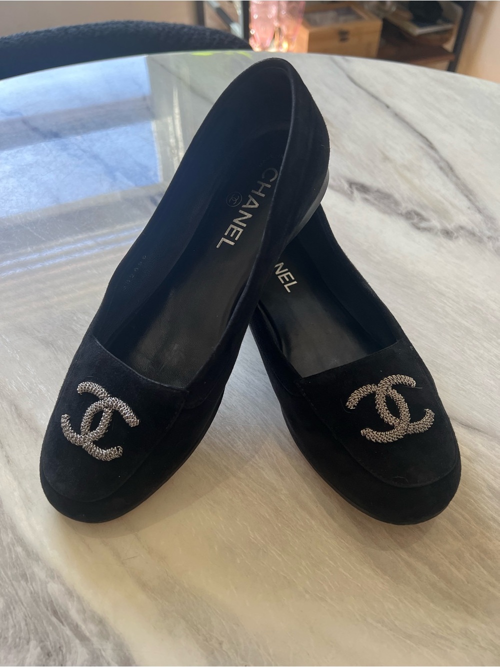 Chanel Suede Loafers